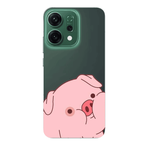 Oppo RENO 14 Piggy 1 Transparent Silicone TPU Θήκη